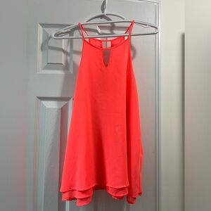Cute Coral Rayon Top